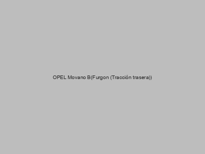 Kits electricos económicos para OPEL Movano B(Furgon (Tracción trasera))